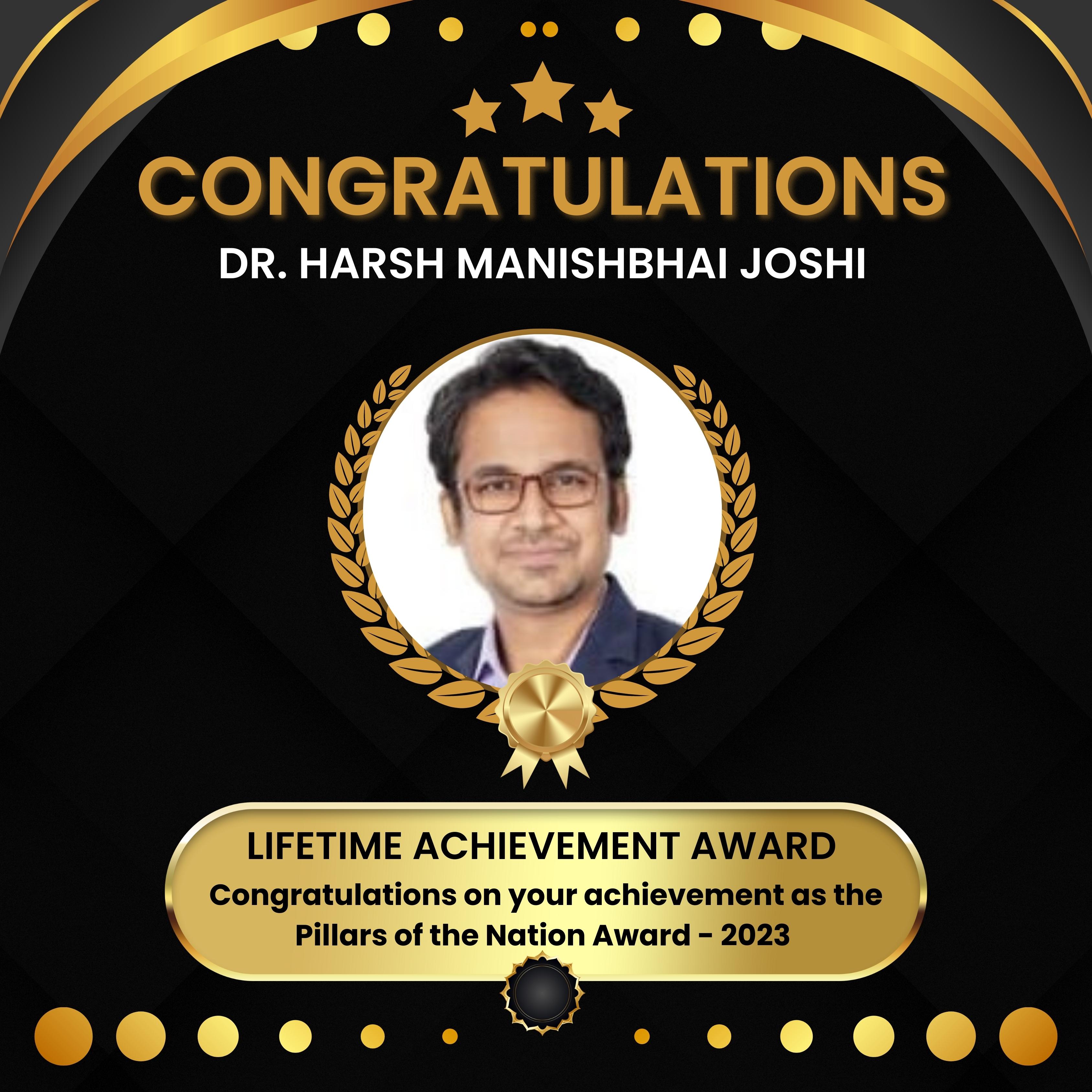 Dr. Harsh Manishbhai Joshi